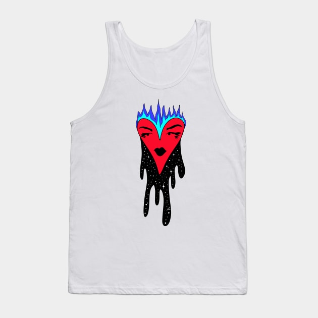 heart on fire Tank Top by vswizzart